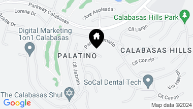 Map of 24825 Alexandra Court, Calabasas CA, 91302