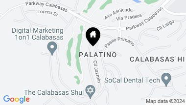 Map of 3731 Calle Jazmin, Calabasas CA, 91302