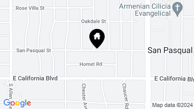 Map of 2150 San Pasqual Street, Pasadena CA, 91107