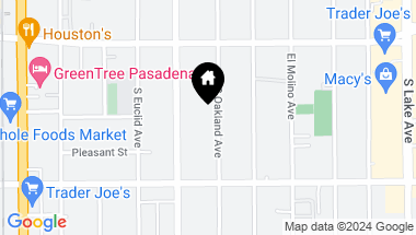 Map of 451 S Oakland Avenue 5, Pasadena CA, 91101