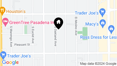 Map of 448 S Oakland Avenue 6, Pasadena CA, 91101