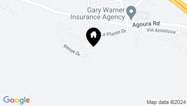 Map of 0 Renee Drive, Agoura Hills CA, 91301