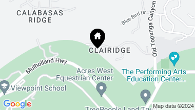 Map of 3905 Peartree Place, Calabasas CA, 91302