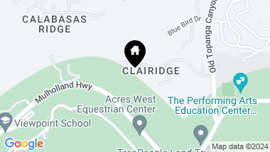 Map of 3905 Peartree Place, Calabasas CA, 91302