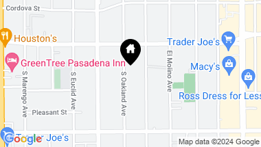 Map of 402 S Oakland Avenue, Pasadena CA, 91101