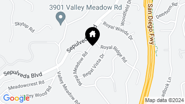 Map of 3814 Royal Meadow Road, Sherman Oaks CA, 91403