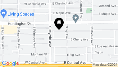Map of 126 E Cypress Avenue, Monrovia CA, 91016