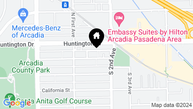 Map of 143 Alta Street, Arcadia CA, 91006