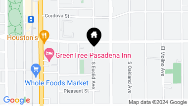 Map of 360 S Euclid Avenue 334, Pasadena CA, 91101