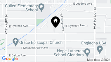 Map of 821 E Bennett Avenue, Glendora CA, 91741