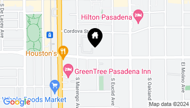 Map of 285 E Del Mar Blvd, Pasadena CA, 91101