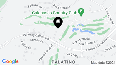 Map of 24907 Palmilla Drive, Calabasas CA, 91302