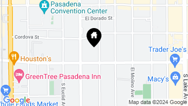 Map of 275 S OAKLAND Avenue, Pasadena CA, 91101