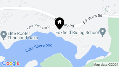 Map of 784 Lake Sherwood Drive, Lake Sherwood CA, 91361