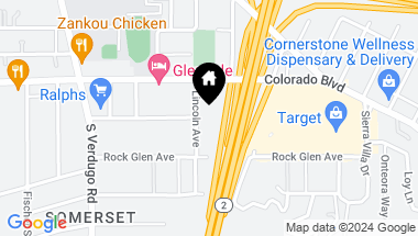 Map of 404 Lincoln Avenue, Glendale CA, 91205