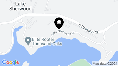 Map of 520 Lake Sherwood Drive, Lake Sherwood CA, 91361