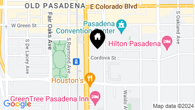 Map of 155 Cordova Street 203, Pasadena CA, 91105