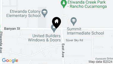 Map of 13256 White Fir Court, Rancho Cucamonga CA, 91739