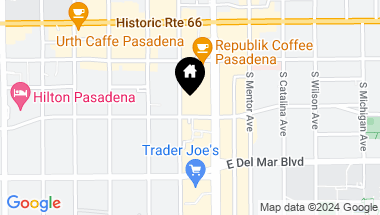 Map of 160 S Hudson Avenue 315, Pasadena CA, 91101