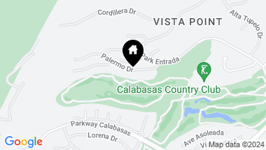 Map of 24548 Palermo Drive, Calabasas CA, 91302