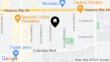 Map of 1115 Cordova Street 211, Pasadena CA, 91106