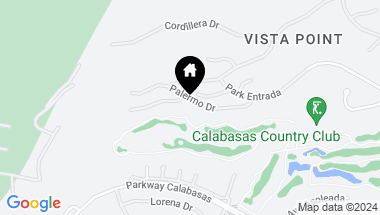 Map of 24612 Palermo Drive, Calabasas CA, 91302