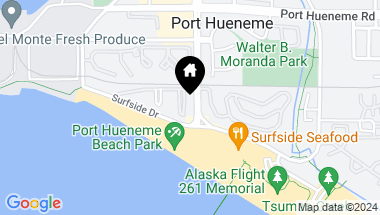 Map of 379 E Surfside Drive, Port Hueneme CA, 93041