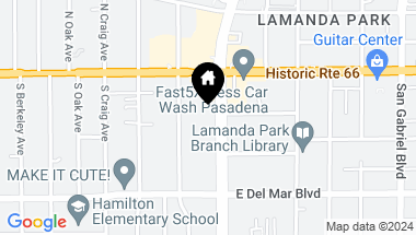 Map of 77 S Sierra Madre Boulevard 17, Pasadena CA, 91107