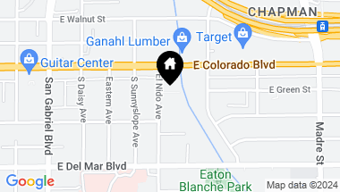 Map of 60 El Nido Avenue, Pasadena CA, 91107