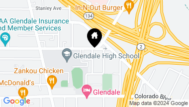 Map of 1530 E Broadway, Glendale CA, 91205