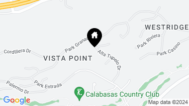 Map of 4509 ALTA TUPELO Drive, Calabasas CA, 91302
