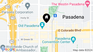 Map of 35 N Raymond Avenue 414, Pasadena CA, 91103