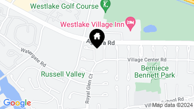 Map of 4520 Wolsey Court, Westlake Village CA, 91361