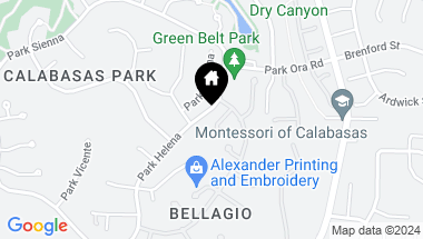 Map of 4375 Park Blu, Calabasas CA, 91302