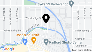 Map of 4201 Radford Avenue 6, Studio City CA, 91604