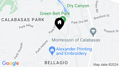 Map of 4389 Park Blu, CALABASAS CA, 91302