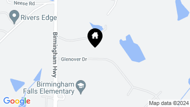 Map of 620 Glenover Drive, Milton GA, 30004