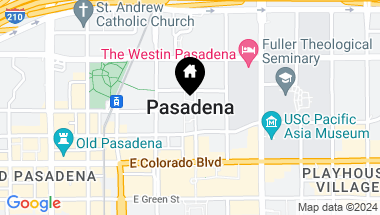 Map of 39 S Los Robles 5012, Pasadena CA, 91101