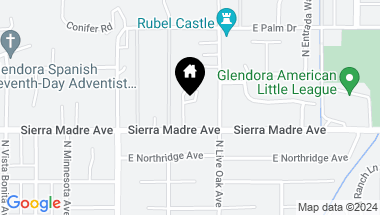 Map of 718 Sunny Grove Lane, Glendora CA, 91741