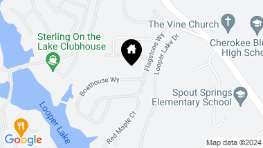 Map of 7014 Boathouse Way, Flowery Branch GA, 30542