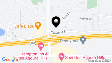 Map of 5305 Alfonso Drive, Agoura Hills CA, 91301