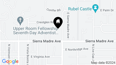 Map of 735 N Banna Avenue, Glendora CA, 91741