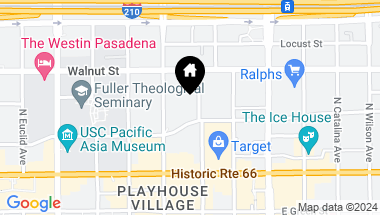Map of 137 N Oak Knoll Avenue 9, Pasadena CA, 91101