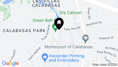 Map of 4389 Park Monte Nord, Calabasas CA, 91302