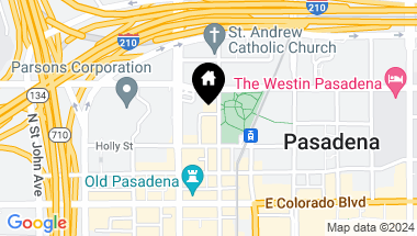 Map of 155 N Raymond Avenue, Pasadena CA, 91103