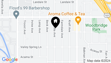 Map of 4355 Camellia Ave, Studio City CA, 91604