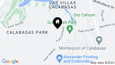 Map of 23269 Park Ensenada, Calabasas CA, 91302