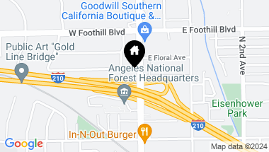 Map of 815 N Santa Anita Avenue, Arcadia CA, 91006