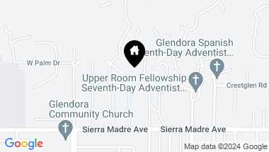 Map of 864 Rainbow Drive, Glendora CA, 91741