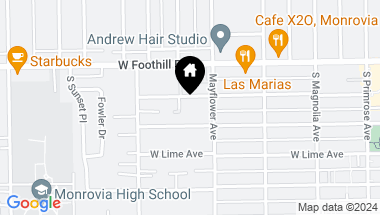 Map of 522 Linwood Avenue, Monrovia CA, 91016